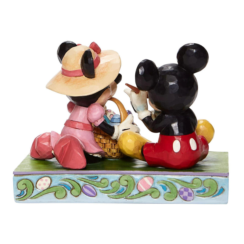 Easter Artistry - Mickey and Minnie Easter Figurine - Disney Traditionsre - Jim Shore Designs UK