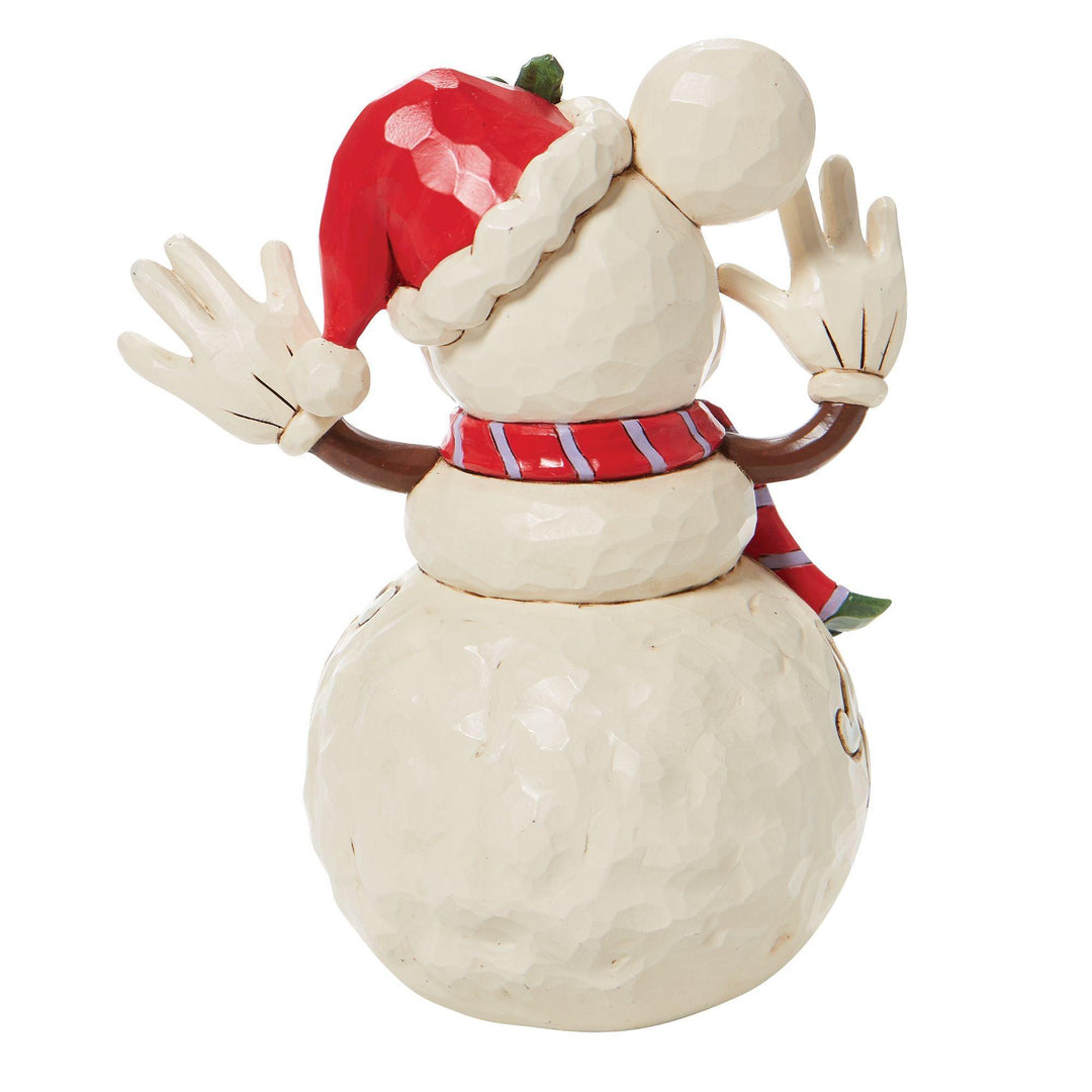 Mickey Mouse Snowman Figurine - DisneyTraditions by Jim Shore - Jim Shore Designs UK