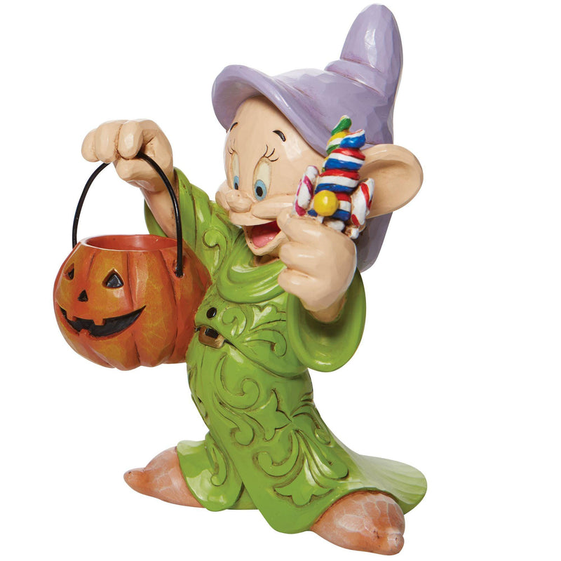 Cheerful Candy Collector - Snow White Dopey Trick-or-Treating Figurine - DisneyTraditions by Jim Shore - Jim Shore Designs UK
