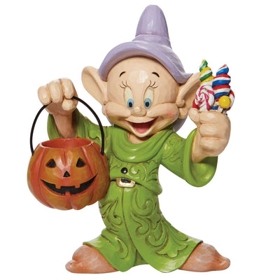 Cheerful Candy Collector - Snow White Dopey Trick-or-Treating Figurine - DisneyTraditions by Jim Shore - Jim Shore Designs UK