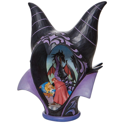 True Love's Kiss - Sleeping Beauty Maleficent Diorama Headdress Figurine - Disney Traditions by Jim Shore - Jim Shore Designs UK