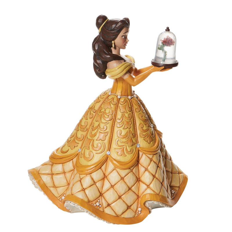 A Rare Rose (Belle Deluxe Figurine) - Disney Traditions by Jim Shore - Jim Shore Designs UK