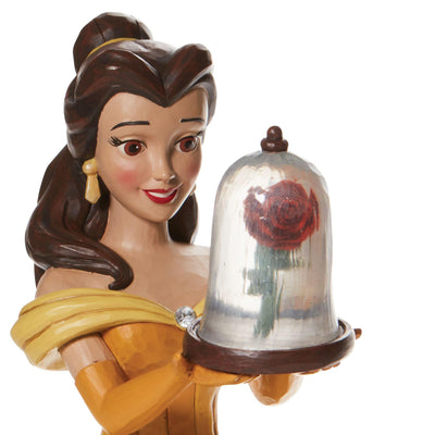 A Rare Rose (Belle Deluxe Figurine) - Disney Traditions by Jim Shore - Jim Shore Designs UK