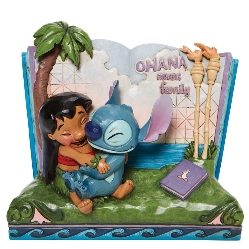Lilo and Stitch Story Book Figurine - Disney Traditions by Jim Shore - Jim Shore Designs UK