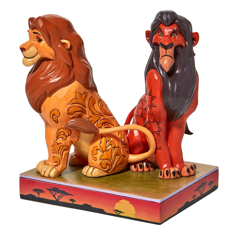 Proud and Petulant (Simba & Scar Figurine) - Disney Traditions by Jim Shore - Jim Shore Designs UK