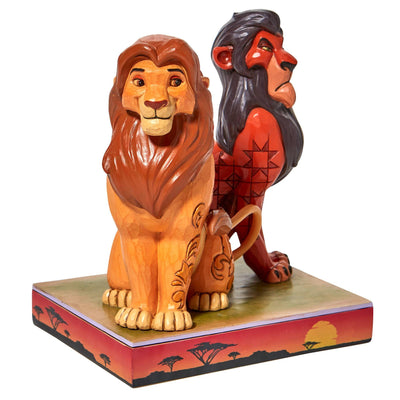 Proud and Petulant (Simba & Scar Figurine) - Disney Traditions by Jim Shore - Jim Shore Designs UK