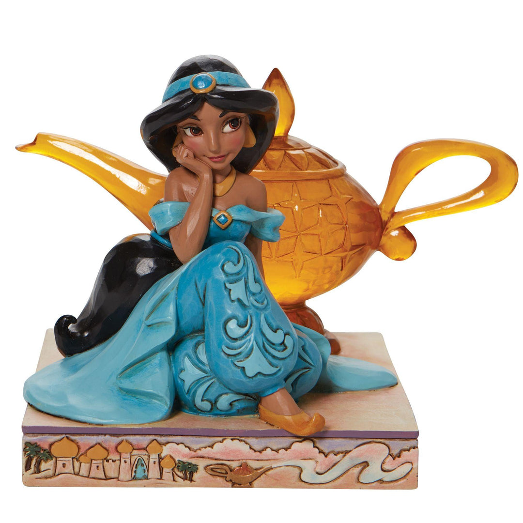 Jasmine and Genie Lamp Figurine - Disney Traditions by Jim Shore - Jim Shore Designs UK