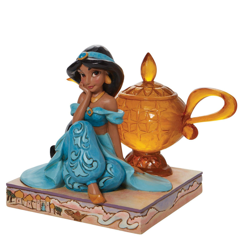 Jasmine and Genie Lamp Figurine - Disney Traditions by Jim Shore