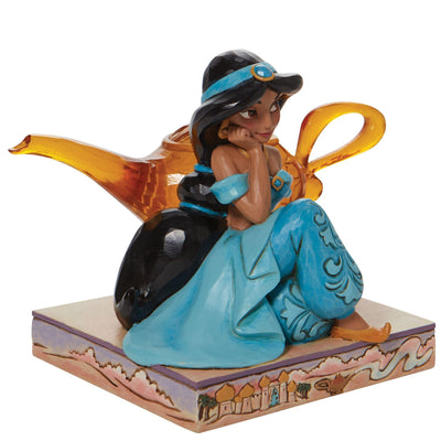 Jasmine and Genie Lamp Figurine - Disney Traditions by Jim Shore - Jim Shore Designs UK