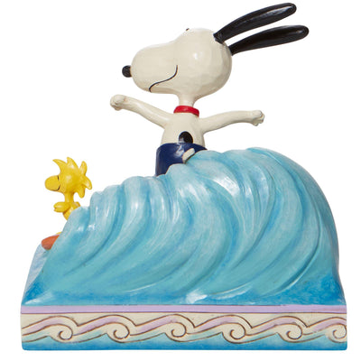 Cowabunga| (Snoopy and Woodstock Surfing Figurine) - Peanuts by Jim Shore - Jim Shore Designs UK