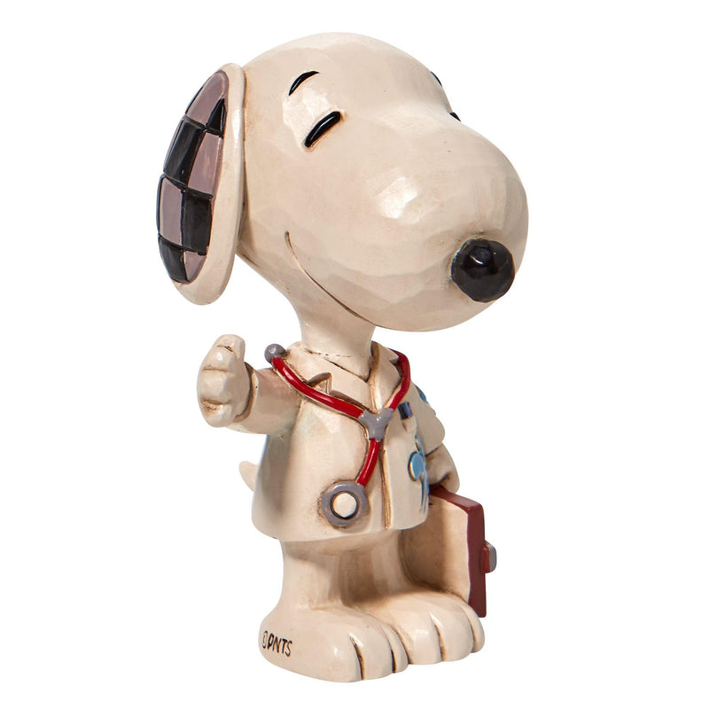 Snoopy Doctor Mini Figurine - Peanuts by Jim Shore - Jim Shore Designs UK