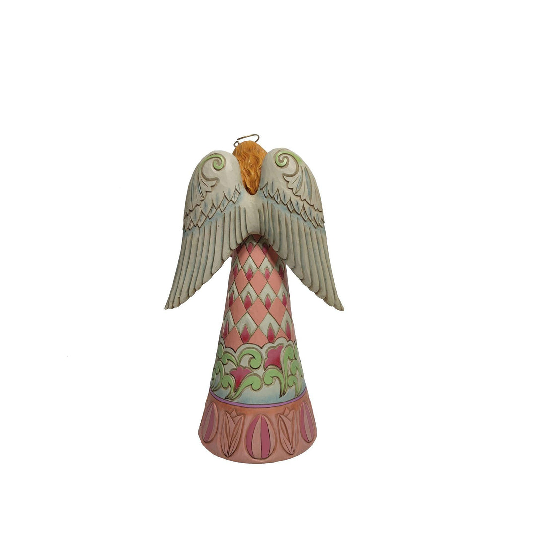 Easter Faith (Angel with Easter Lilies and Doves Figurine)- Heartwood Creek by Jim Shore - Jim Shore Designs UK