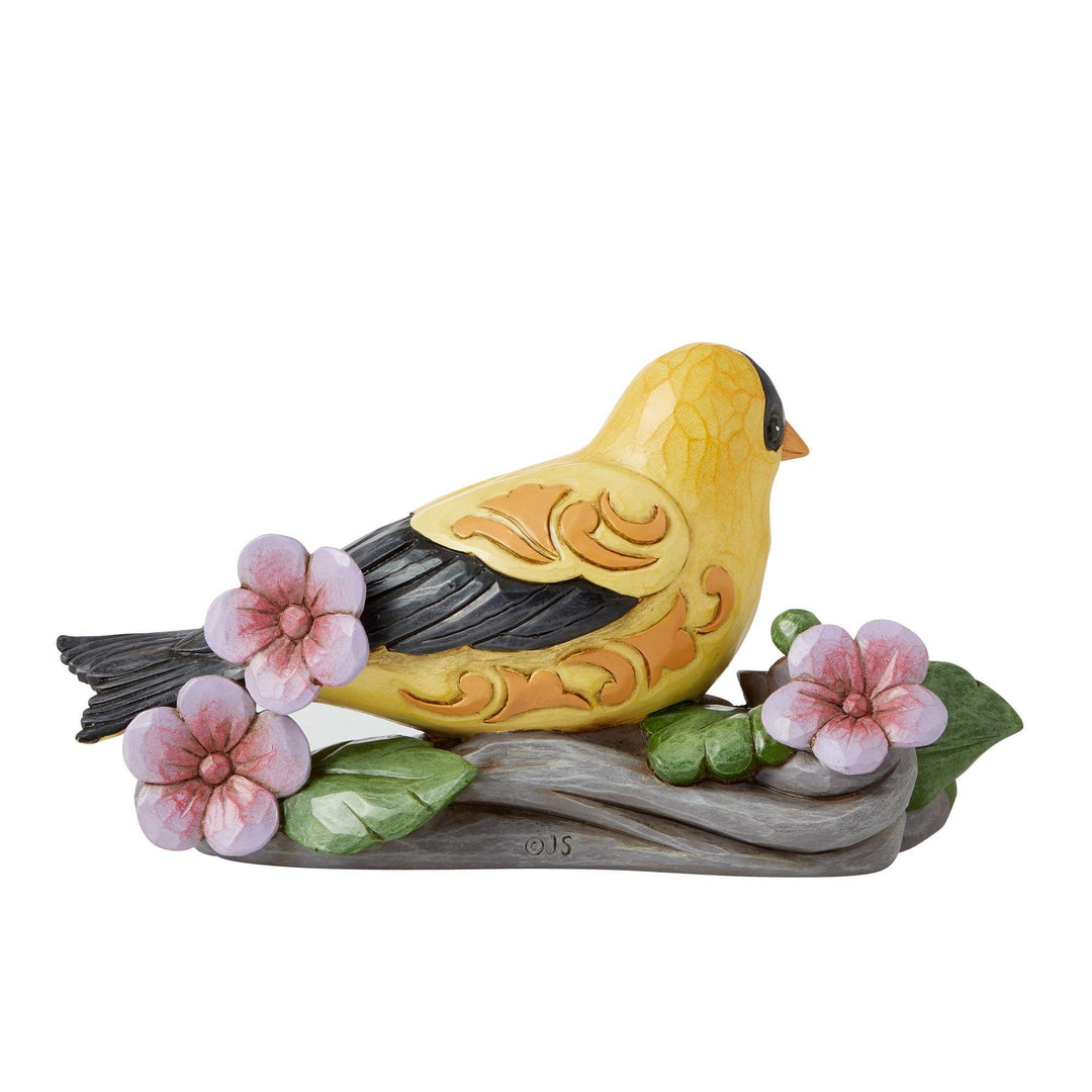 Golden Harmony (Goldfinch Figurine) - Heartwood Creek by Jim Shore - Jim Shore Designs UK