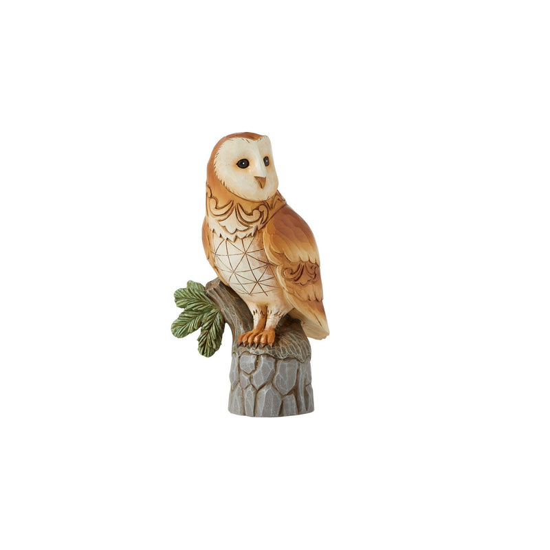Woodland Wisdom (Barn Owl Figurine) - Heartwood Creek by Jim Shore - Jim Shore Designs UK