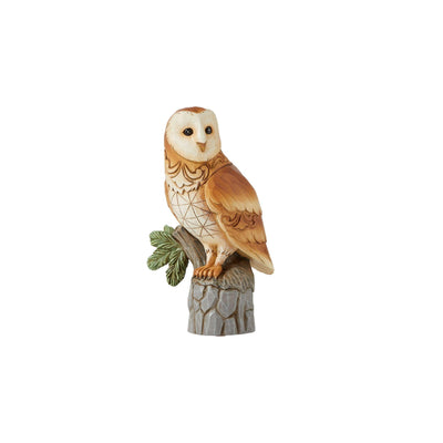 Woodland Wisdom (Barn Owl Figurine) - Heartwood Creek by Jim Shore - Jim Shore Designs UK