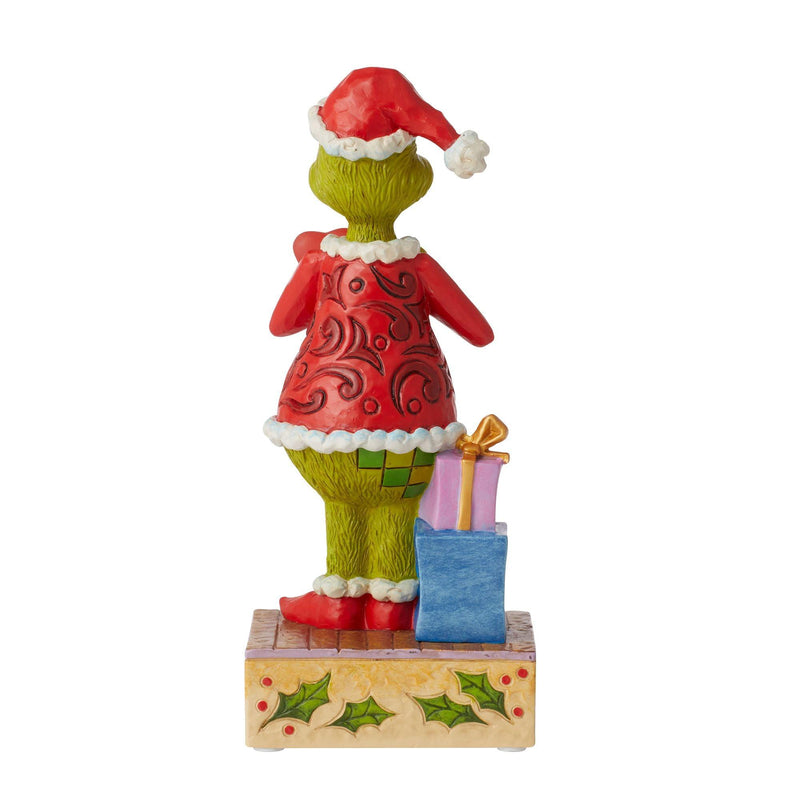 Happy Grinch with Blinking Heart Figurine - Jim Shore Designs UK