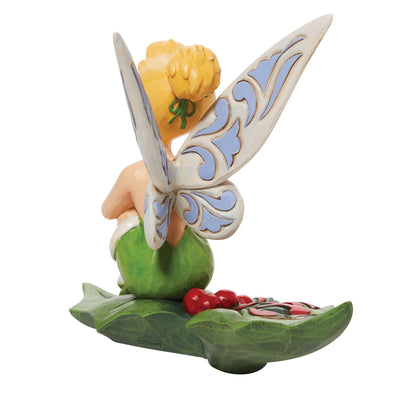 Happy Holly-days (Tinker Bell Sitting on Holly - Disney Traditions by Jim Shore - Jim Shore Designs UK