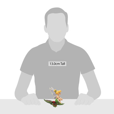 Happy Holly-days (Tinker Bell Sitting on Holly - Disney Traditions by Jim Shore - Jim Shore Designs UK