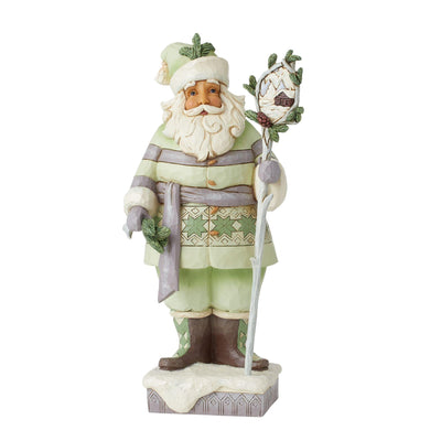 "Christmas in the Woods" Woodsy Santa Figurine - Heartwood Creek by Jim Shore - Jim Shore Designs UK
