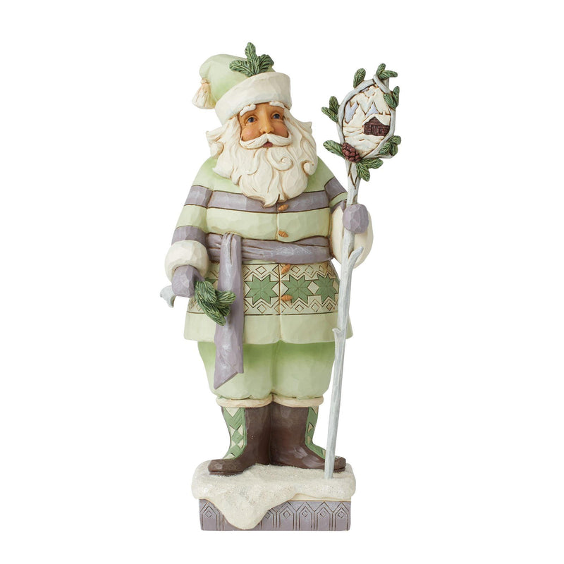 "Christmas in the Woods" Woodsy Santa Figurine - Heartwood Creek by Jim Shore - Jim Shore Designs UK