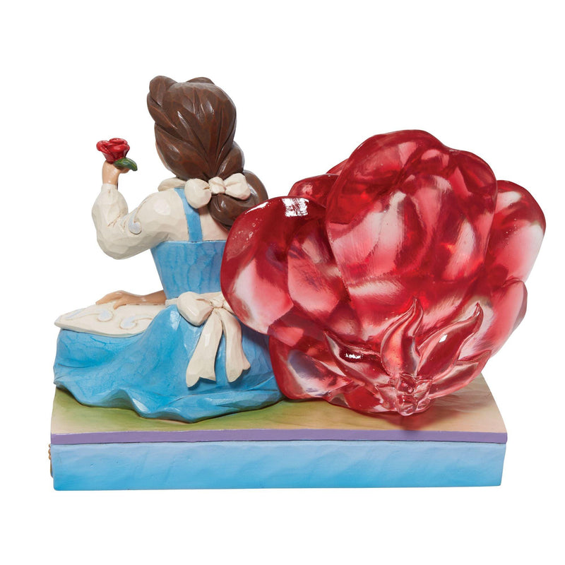 Belle with Clear Resin Rose - Jim Shore Designs UK