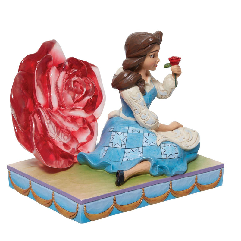 Belle with Clear Resin Rose - Jim Shore Designs UK