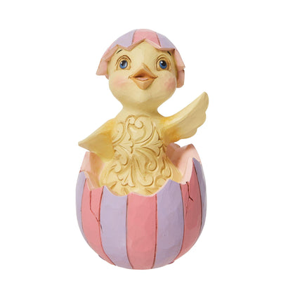 Easter Chick in Egg Mini Figurine - Heartwood Creek by Jim Shore - Jim Shore Designs UK