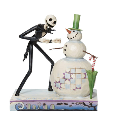 Nightmare, Jack Discovering Snowman - Disney Traditions by Jim Shore - Jim Shore Designs UK