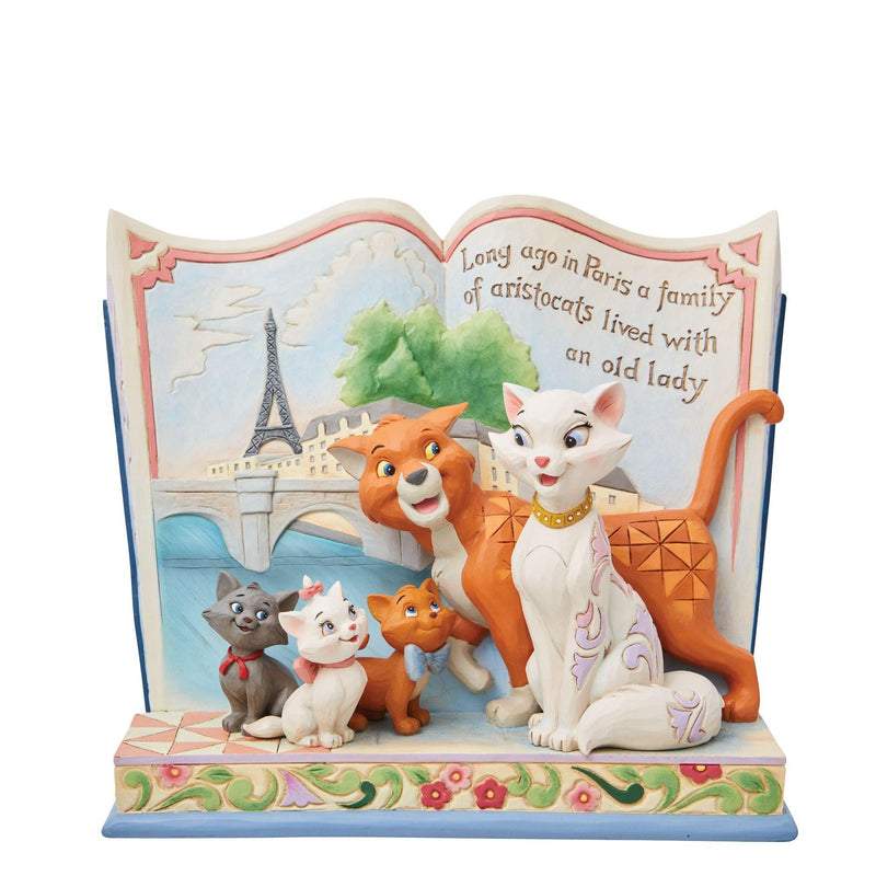 Long Ago in Paris (Aristocats Storybook Figurine) - Disney Traditions by Jim Shore - Jim Shore Designs UK