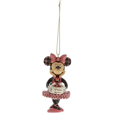 Minnie Mouse Nutcracker Hanging Ornament - Disney Traditions by Jim Shore - Jim Shore Designs UK