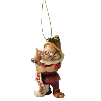 Doc Snow White Hanging Ornament - Disney Traditions by Jim Shore - Jim Shore Designs UK