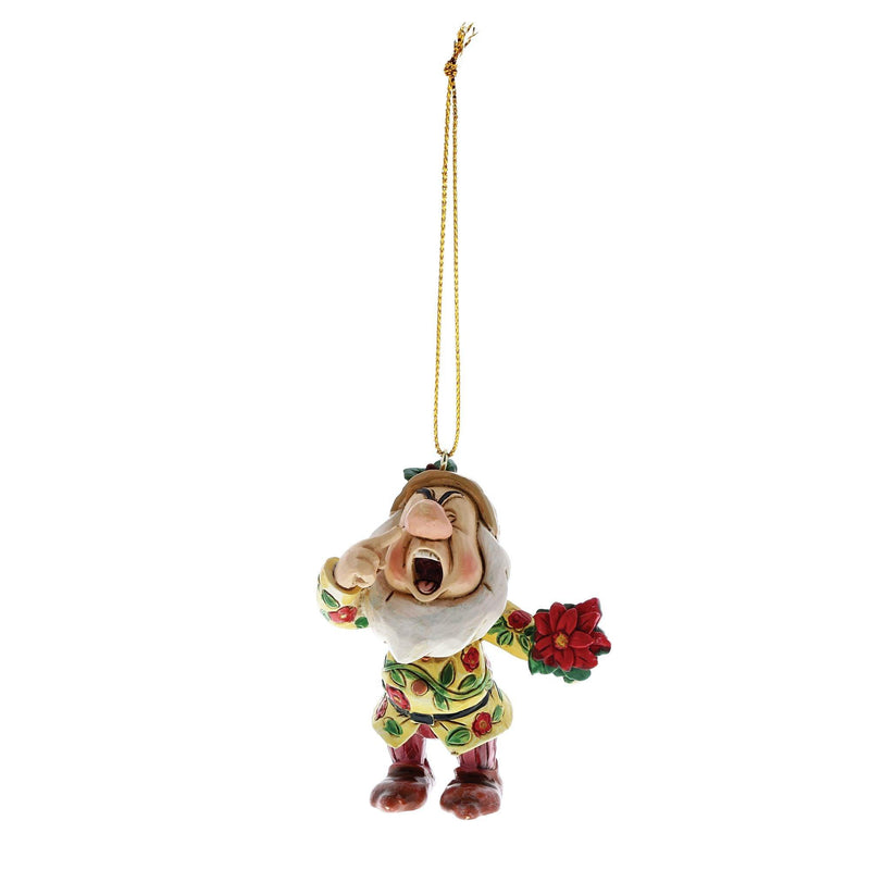 Sneezy Snow White Hanging Ornament - Disney Traditions by Jim Shore - Jim Shore Designs UK
